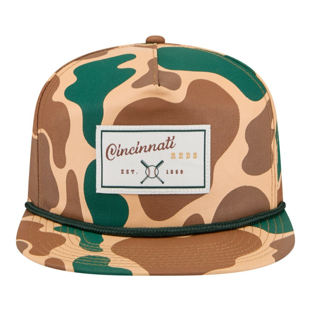 Cincinnati Reds New Era Duck 19TWENTY Adjustable Hat - Camo - New Era Sale