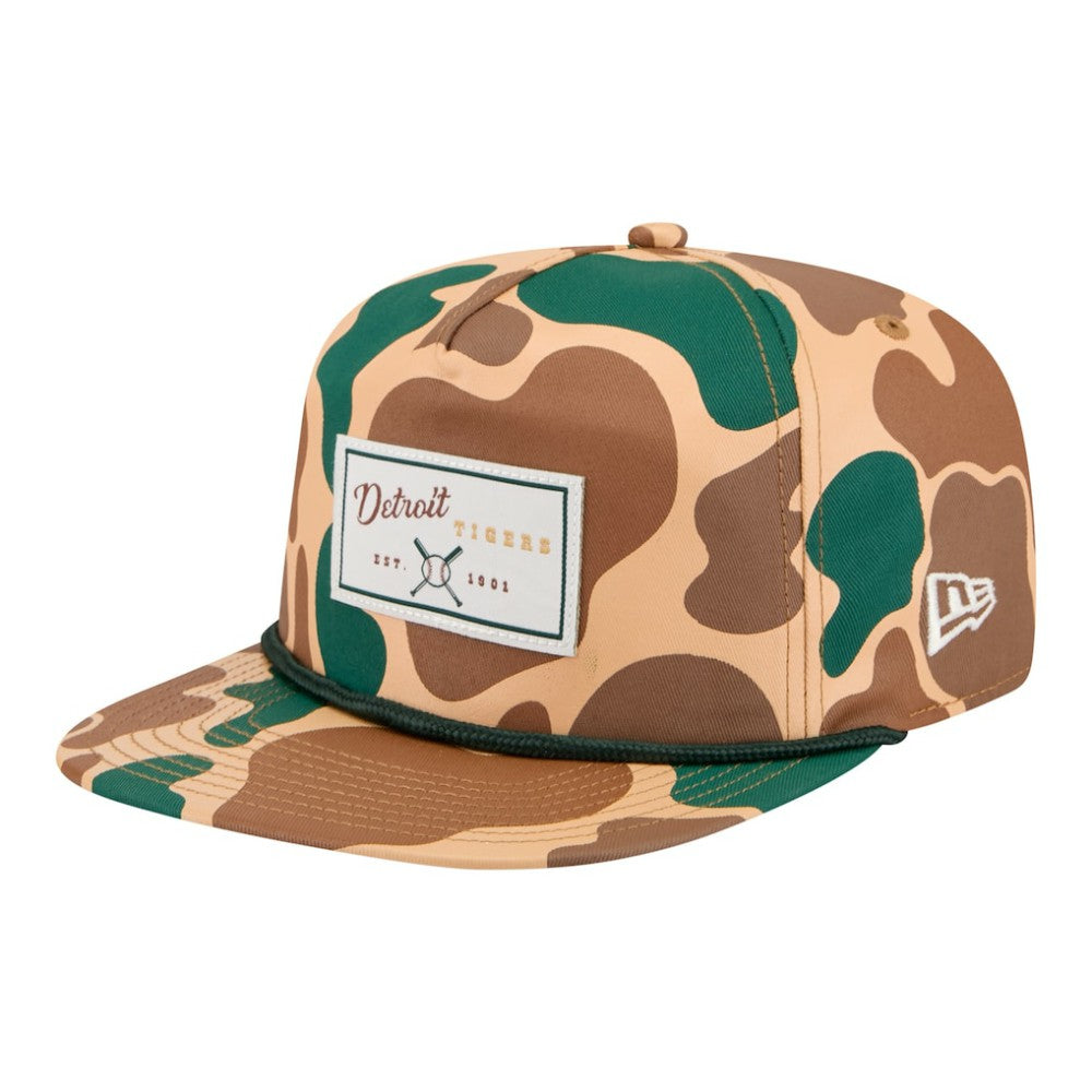 Detroit Tigers New Era Duck 19TWENTY Adjustable Hat - Camo - New Era Discount