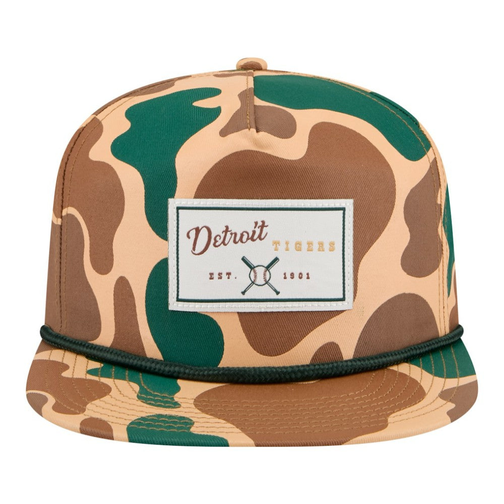 Detroit Tigers New Era Duck 19TWENTY Adjustable Hat - Camo - New Era Discount
