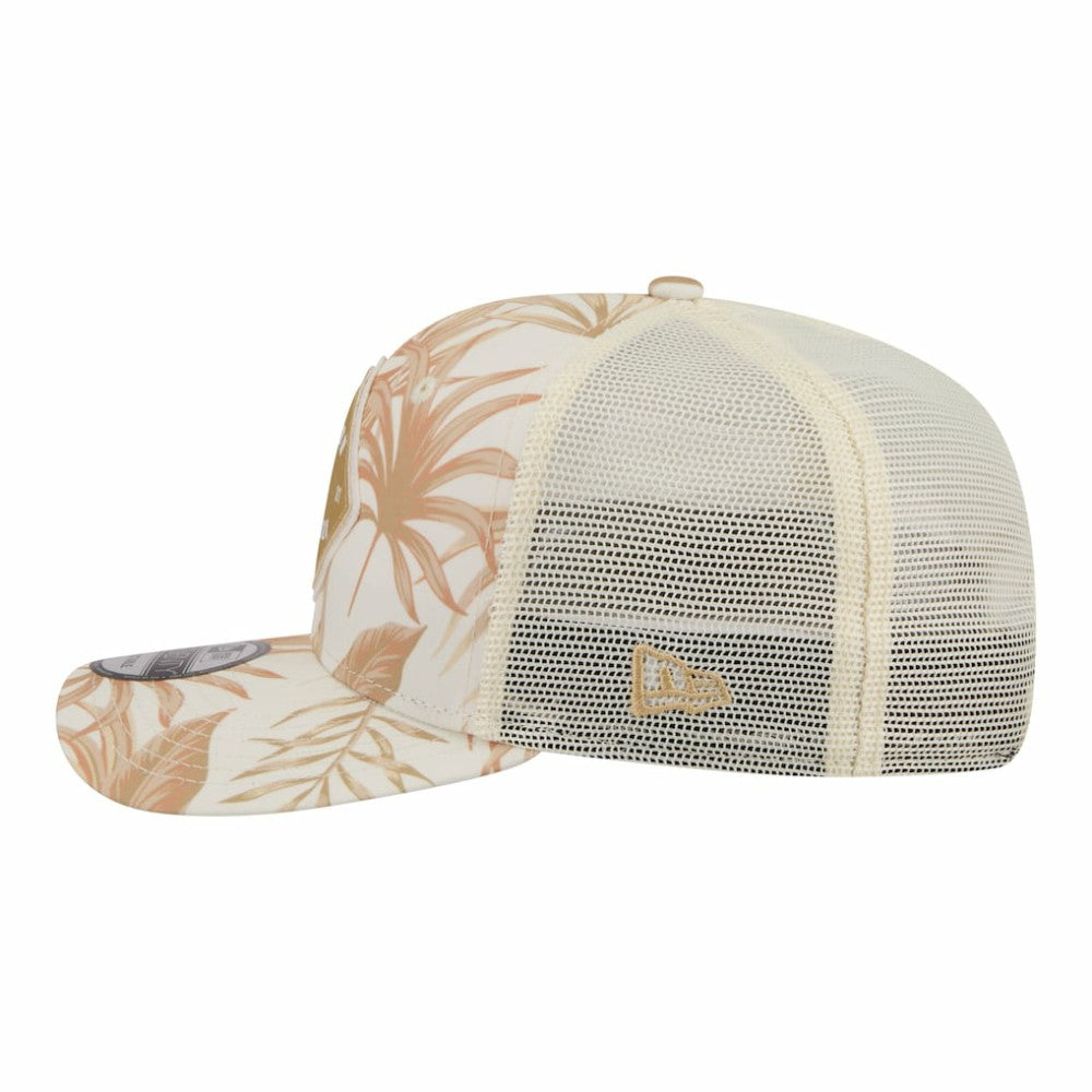 Boston Red Sox New Era Tonal Palm 9SEVENTY Adjustable Trucker Hat - Tan - New Era Discount