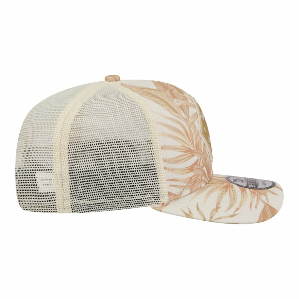 Boston Red Sox New Era Tonal Palm 9SEVENTY Adjustable Trucker Hat - Tan - New Era Discount
