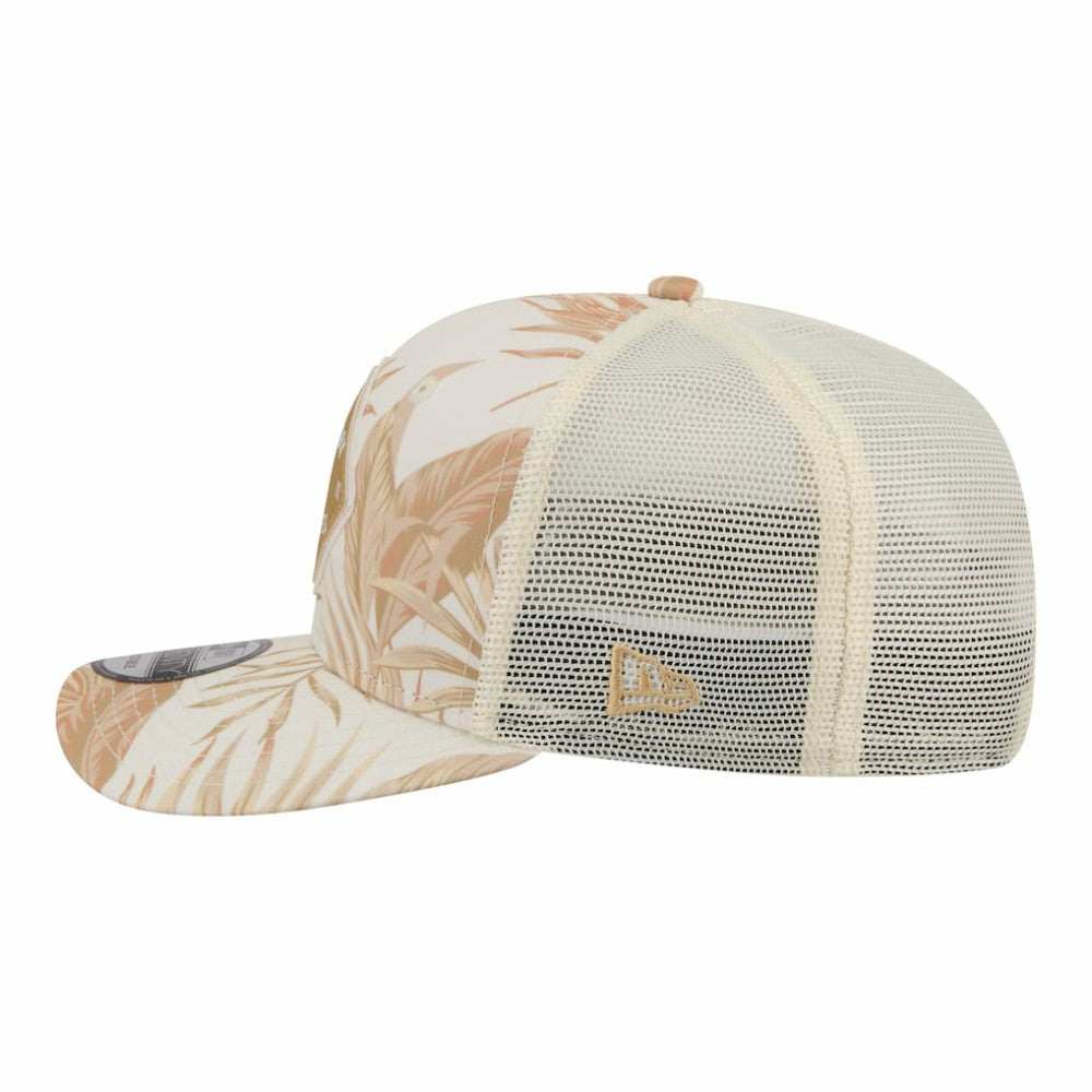 New York Yankees New Era Tonal Palm 9SEVENTY Adjustable Trucker Hat - Tan - New Era on Sale