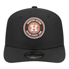 Houston Astros New Era Circle 9SEVENTY Adjustable Hat - Black - New Era Lifestyle