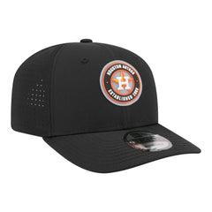 Houston Astros New Era Circle 9SEVENTY Adjustable Hat - Black - New Era Lifestyle