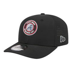 Atlanta Braves New Era Circle 9SEVENTY Adjustable Hat - Black - New Era Online