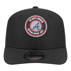 Atlanta Braves New Era Circle 9SEVENTY Adjustable Hat - Black - New Era Online