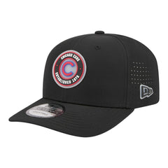 Chicago Cubs New Era Circle 9SEVENTY Adjustable Hat - Black - New Era Discount