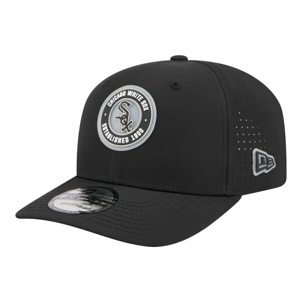 Chicago White Sox New Era Circle 9SEVENTY Adjustable Hat - Black - New Era Lifestyle