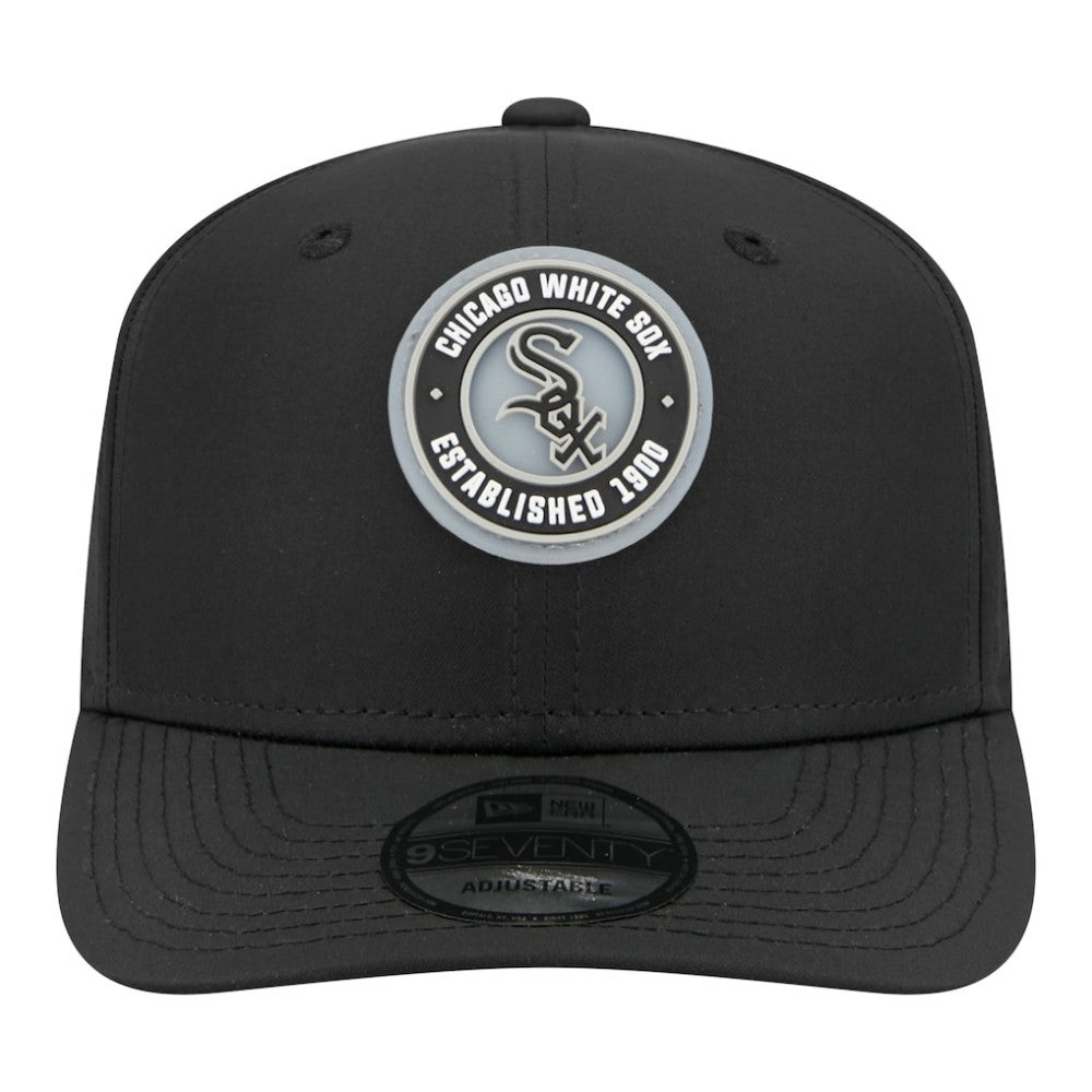 Chicago White Sox New Era Circle 9SEVENTY Adjustable Hat - Black - New Era Lifestyle