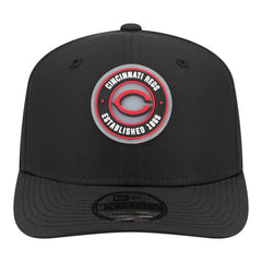 Cincinnati Reds New Era Circle 9SEVENTY Adjustable Hat - Black - New Era Sale