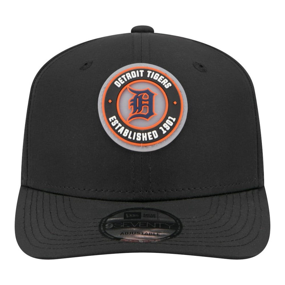Detroit Tigers New Era Circle 9SEVENTY Adjustable Hat - Black - New Era Lifestyle