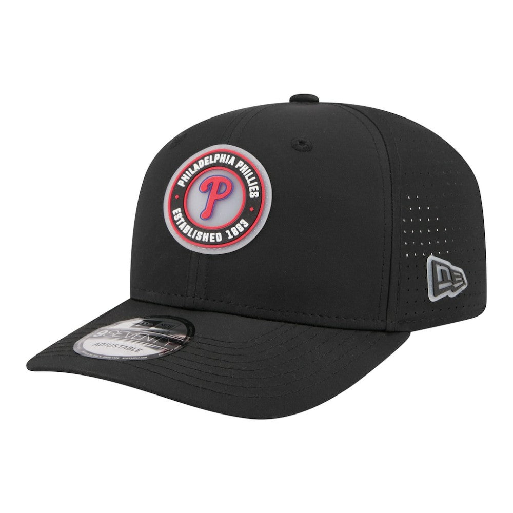 Philadelphia Phillies New Era Circle 9SEVENTY Adjustable Hat - Black - New Era Discount