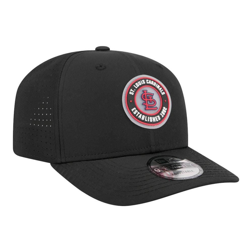 St. Louis Cardinals New Era Circle 9SEVENTY Adjustable Hat - Black - New Era Online