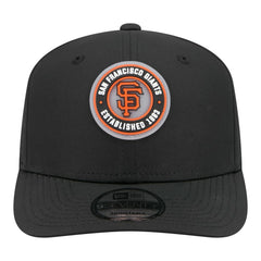 San Francisco Giants New Era Circle 9SEVENTY Adjustable Hat - Black - New Era Discount