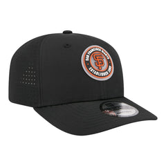 San Francisco Giants New Era Circle 9SEVENTY Adjustable Hat - Black - New Era Discount