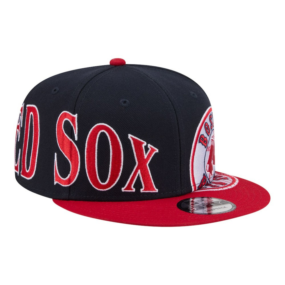 Boston Red Sox New Era Stretched Two-Tone 9FIFTY Adjustable Hat - Navy/Red - New Era Online