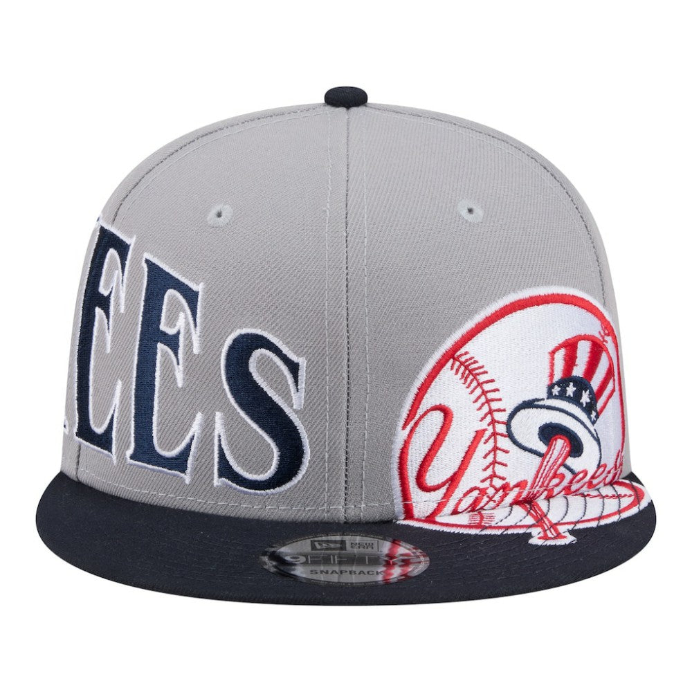 New York Yankees New Era Stretched Two-Tone 9FIFTY Adjustable Hat - Gray/Navy - New Era Sale
