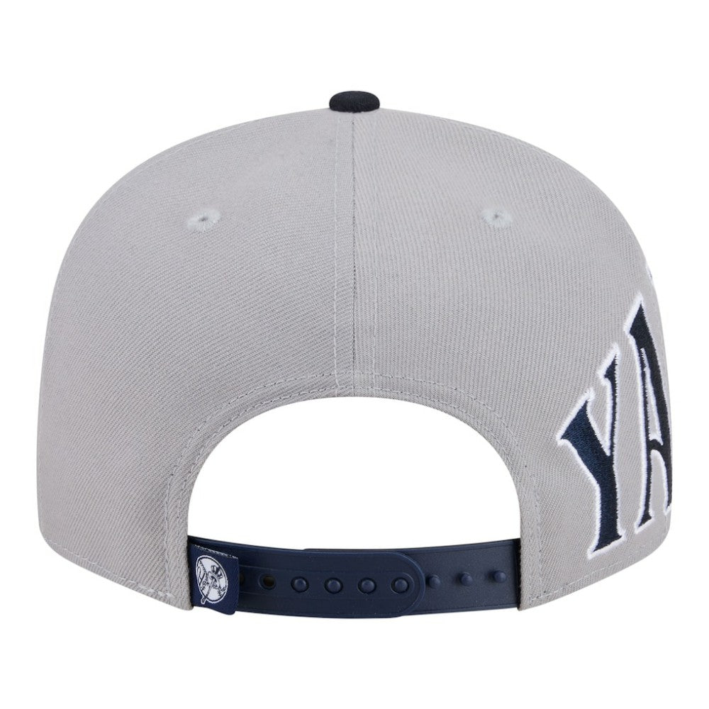 New York Yankees New Era Stretched Two-Tone 9FIFTY Adjustable Hat - Gray/Navy - New Era Sale