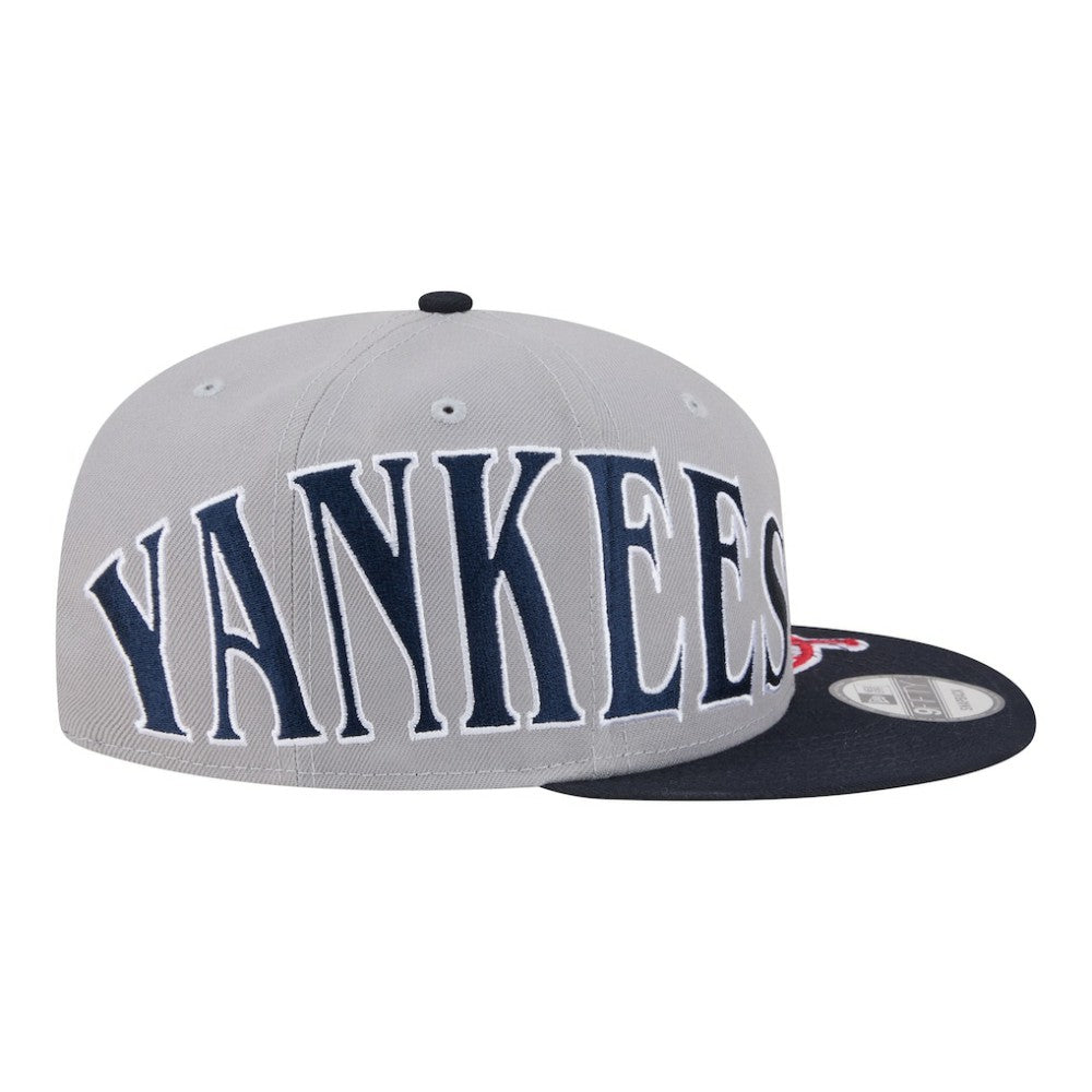 New York Yankees New Era Stretched Two-Tone 9FIFTY Adjustable Hat - Gray/Navy - New Era Sale