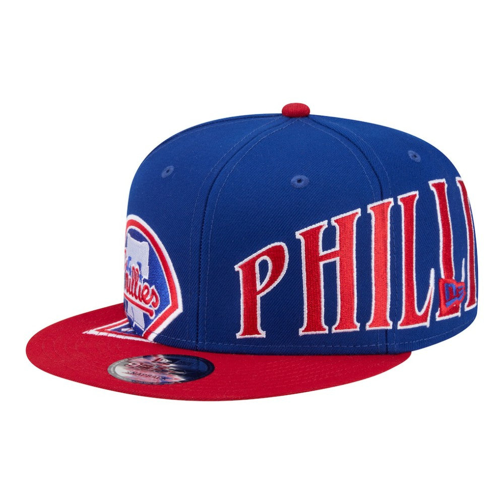 Philadelphia Phillies New Era Stretched Two-Tone 9FIFTY Adjustable Hat - Royal/Red - New Era Lifestyle