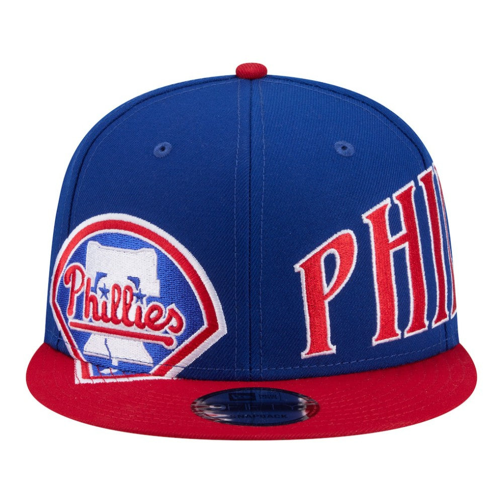 Philadelphia Phillies New Era Stretched Two-Tone 9FIFTY Adjustable Hat - Royal/Red - New Era Lifestyle