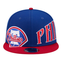 Philadelphia Phillies New Era Stretched Two-Tone 9FIFTY Adjustable Hat - Royal/Red - New Era Lifestyle