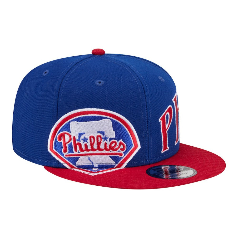 Philadelphia Phillies New Era Stretched Two-Tone 9FIFTY Adjustable Hat - Royal/Red - New Era Lifestyle