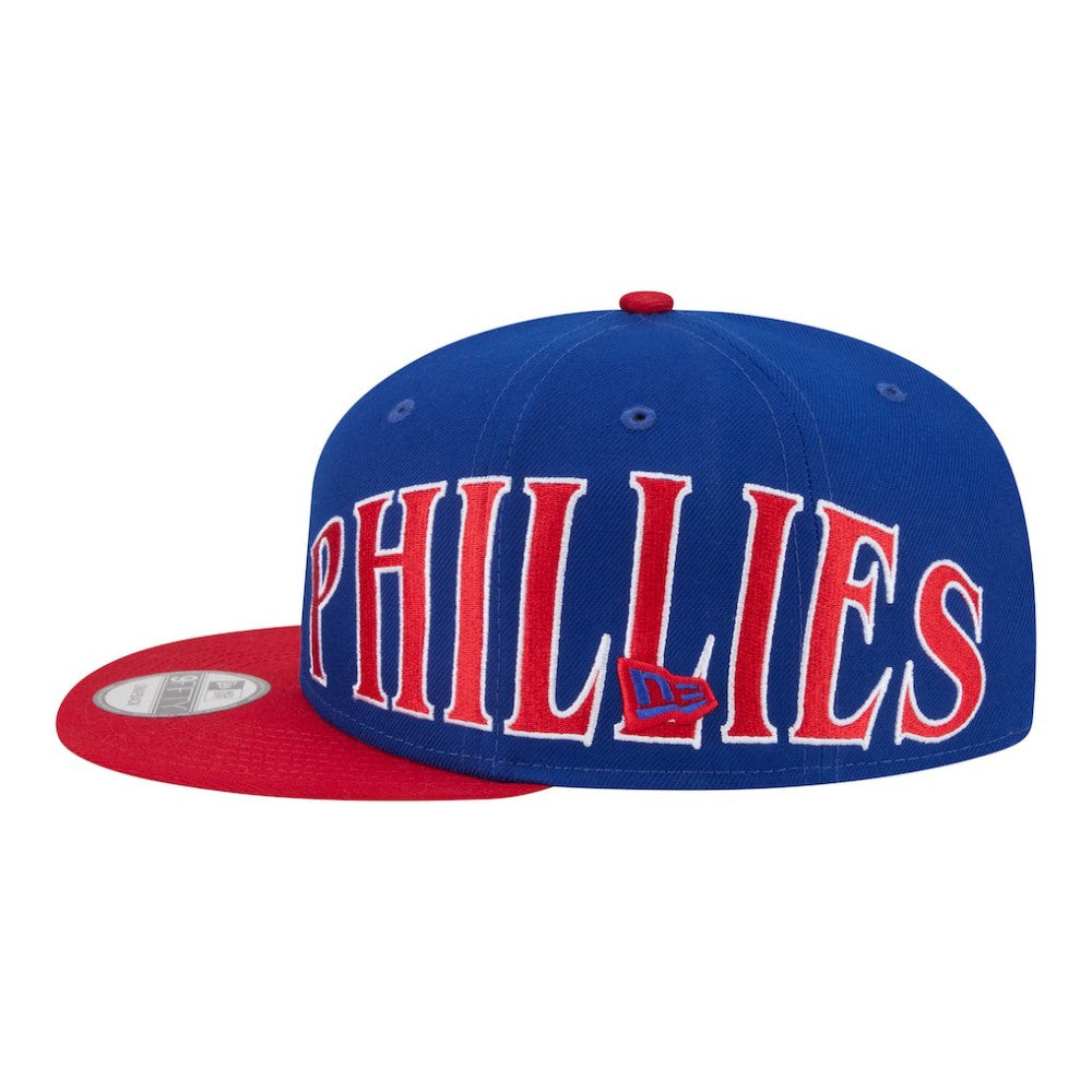 Philadelphia Phillies New Era Stretched Two-Tone 9FIFTY Adjustable Hat - Royal/Red - New Era Lifestyle