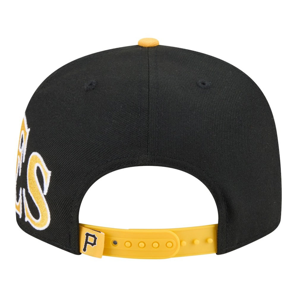 Pittsburgh Pirates New Era Stretched Two-Tone 9FIFTY Adjustable Hat - Black/Gold - New Era Sale