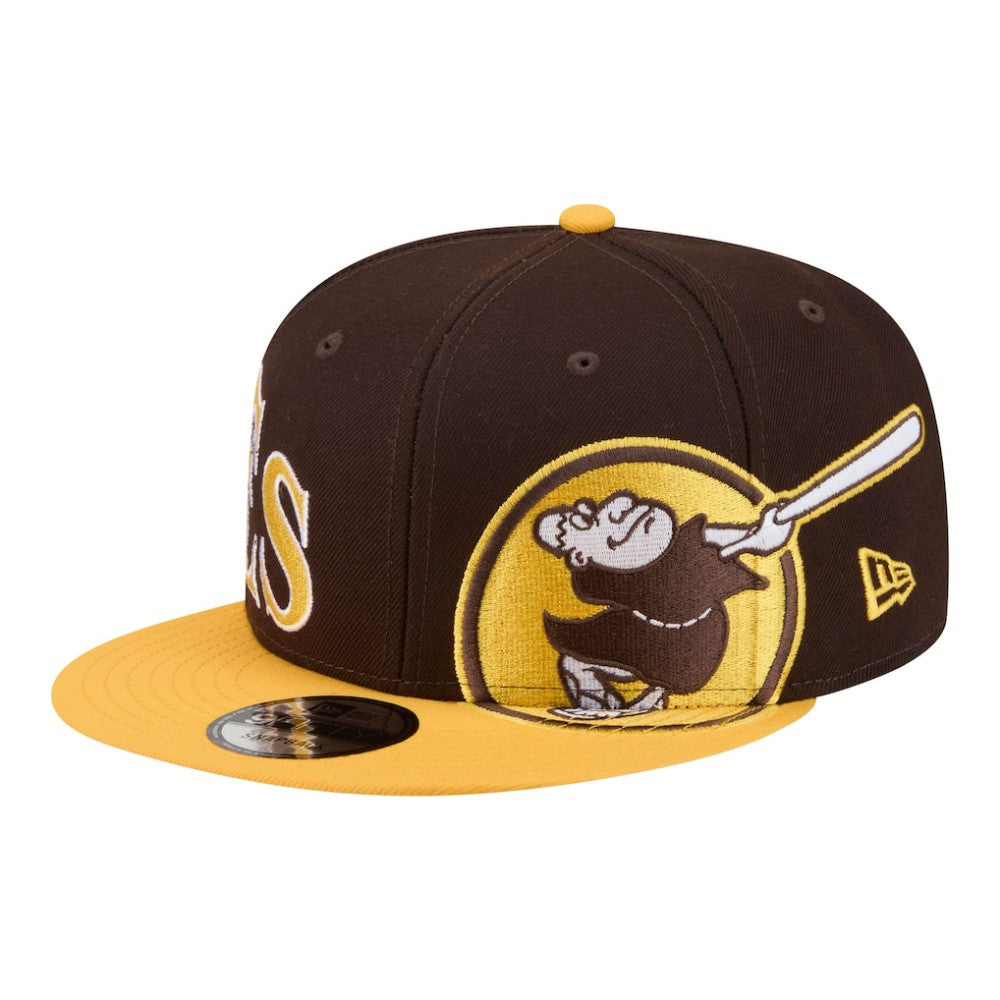 San Diego Padres New Era Stretched Two-Tone 9FIFTY Adjustable Hat - Brown/Gold - New Era on Sale