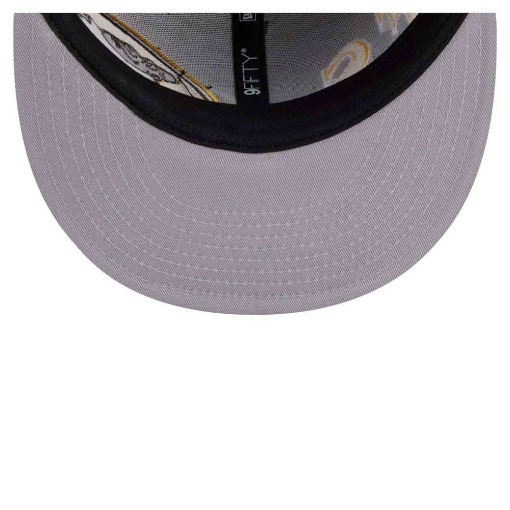 San Diego Padres New Era Stretched Two-Tone 9FIFTY Adjustable Hat - Brown/Gold - New Era on Sale