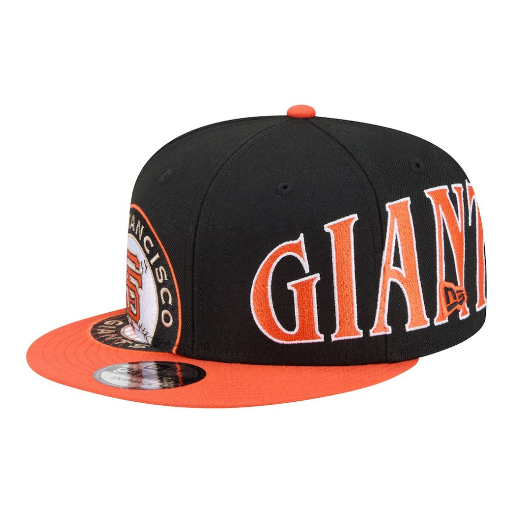 San Francisco Giants New Era Stretched Two-Tone 9FIFTY Adjustable Hat - Black/Orange - New Era on Sale