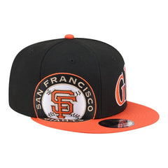 San Francisco Giants New Era Stretched Two-Tone 9FIFTY Adjustable Hat - Black/Orange - New Era on Sale