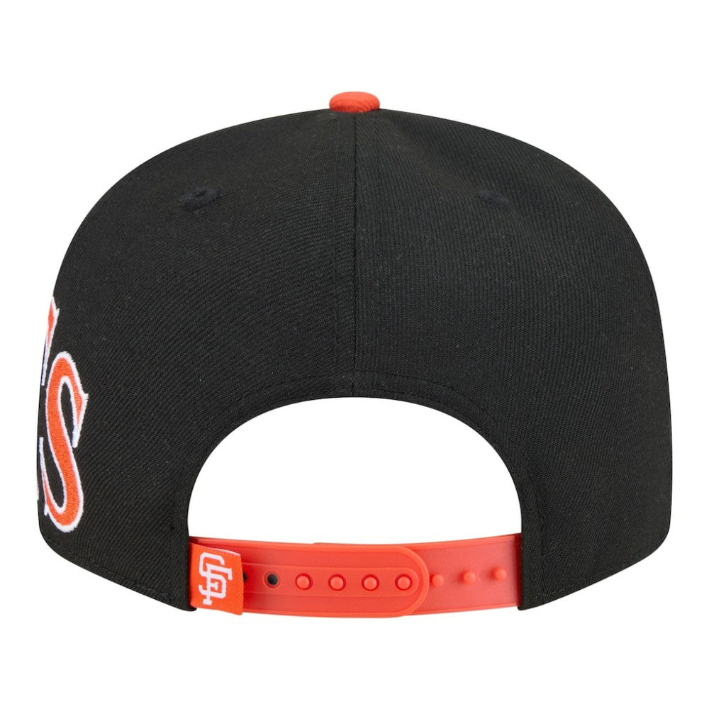 San Francisco Giants New Era Stretched Two-Tone 9FIFTY Adjustable Hat - Black/Orange - New Era on Sale