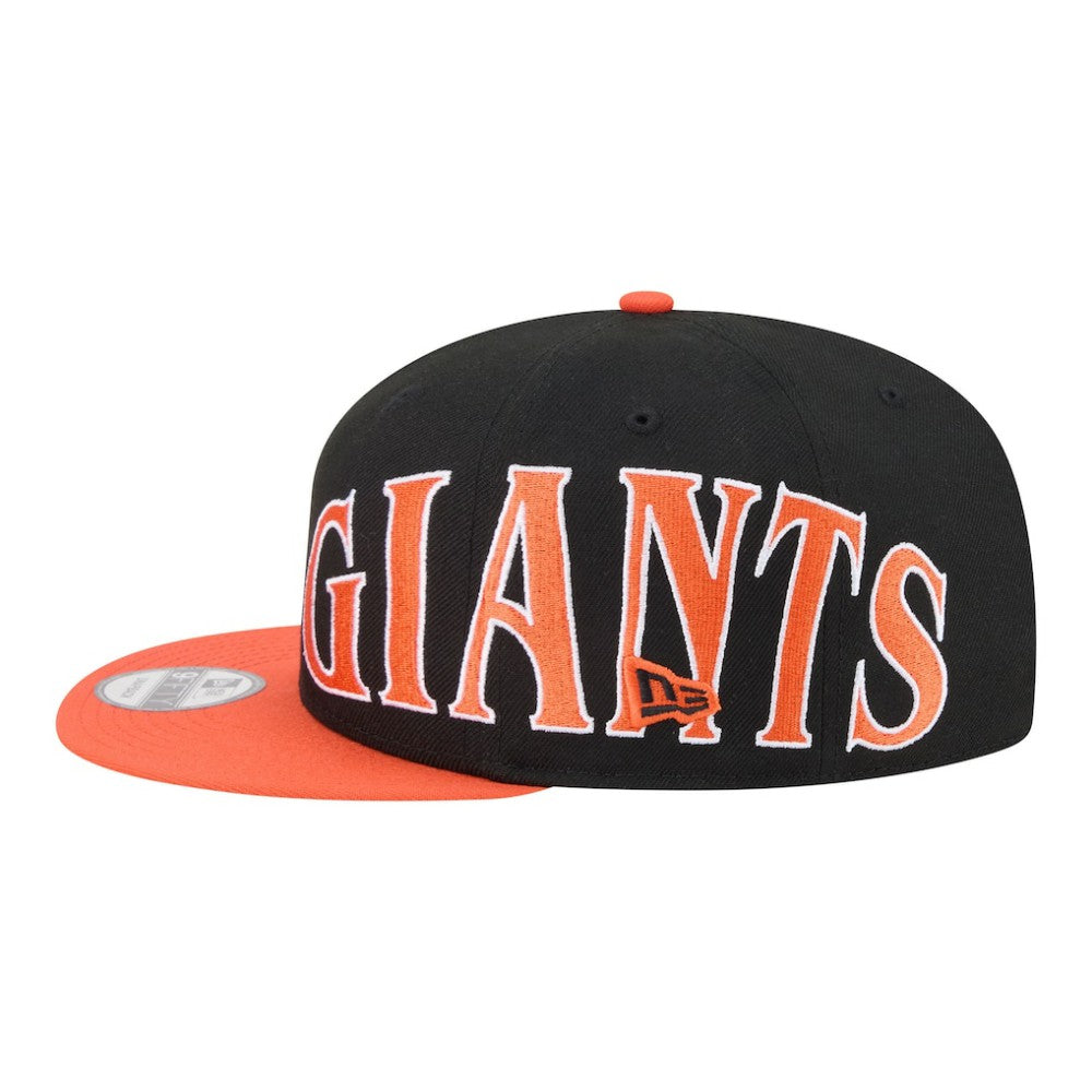 San Francisco Giants New Era Stretched Two-Tone 9FIFTY Adjustable Hat - Black/Orange - New Era on Sale
