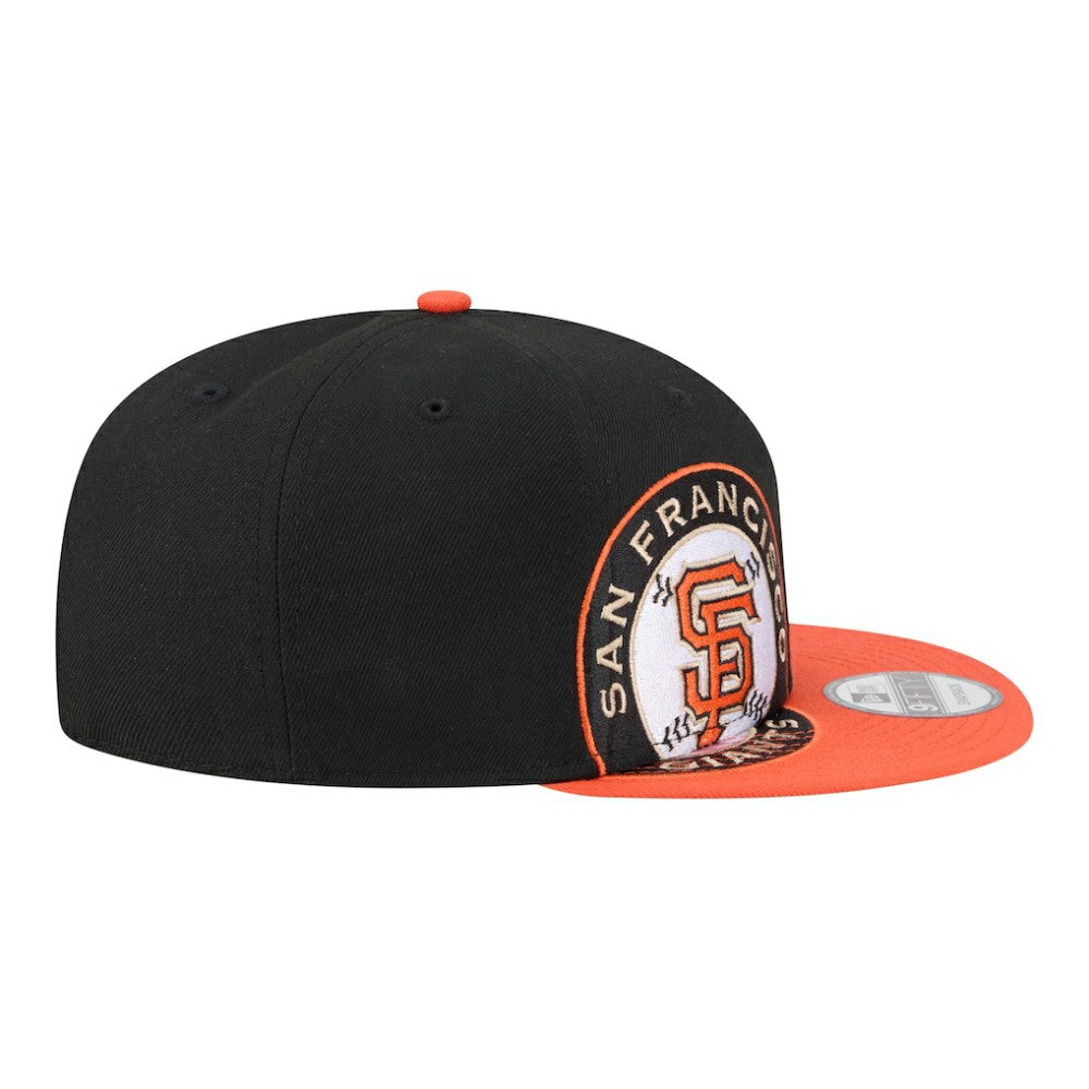 San Francisco Giants New Era Stretched Two-Tone 9FIFTY Adjustable Hat - Black/Orange - New Era on Sale