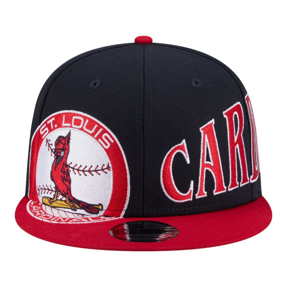 St. Louis Cardinals New Era Stretched Two-Tone 9FIFTY Adjustable Hat - Navy/Red - New Era Discount