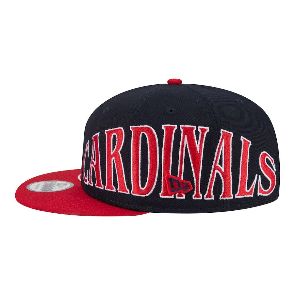 St. Louis Cardinals New Era Stretched Two-Tone 9FIFTY Adjustable Hat - Navy/Red - New Era Discount