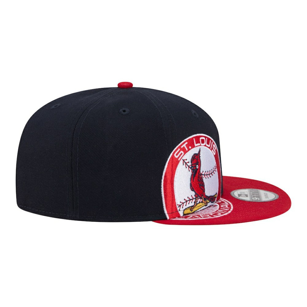 St. Louis Cardinals New Era Stretched Two-Tone 9FIFTY Adjustable Hat - Navy/Red - New Era Discount