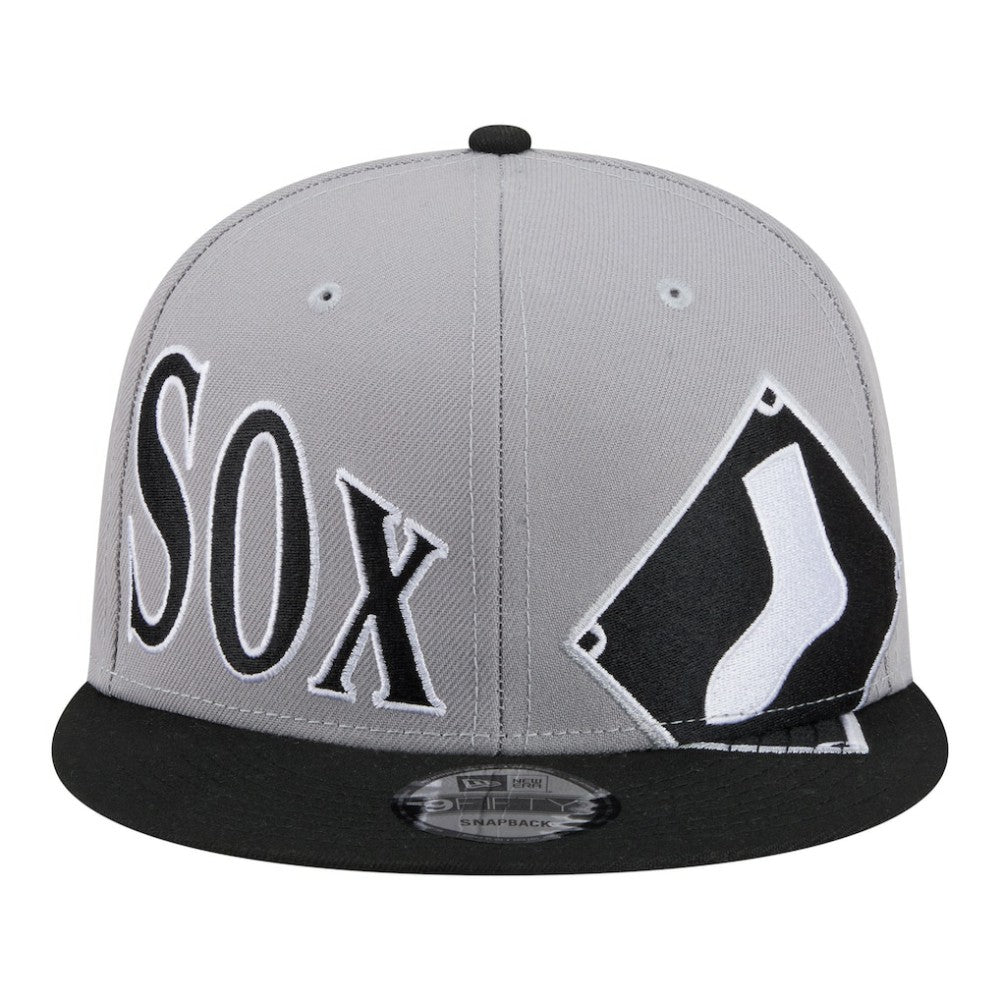 Chicago White Sox New Era Stretched Two-Tone 9FIFTY Adjustable Hat - Gray/Black - New Era Sale