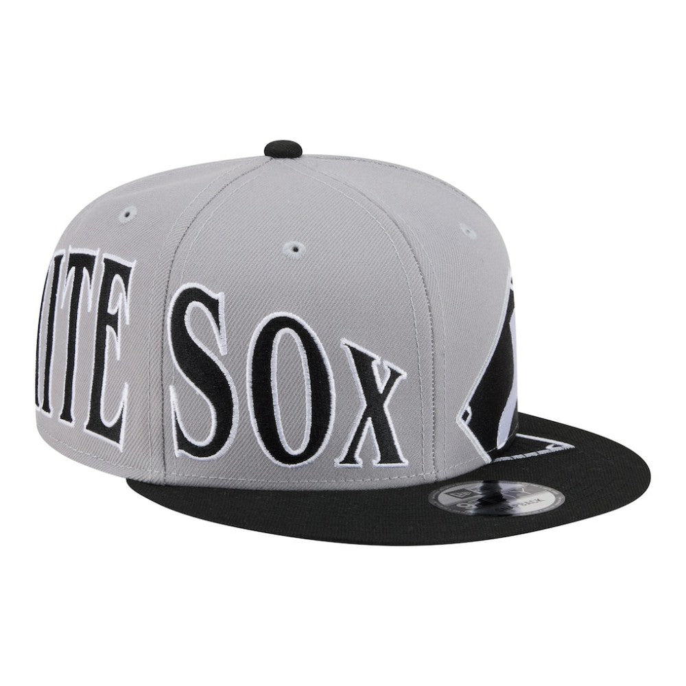 Chicago White Sox New Era Stretched Two-Tone 9FIFTY Adjustable Hat - Gray/Black - New Era Sale