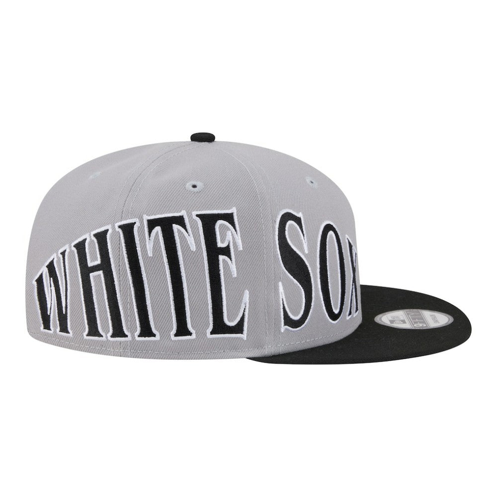 Chicago White Sox New Era Stretched Two-Tone 9FIFTY Adjustable Hat - Gray/Black - New Era Sale