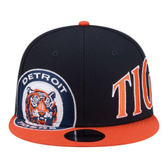 Detroit Tigers New Era Stretched Two-Tone 9FIFTY Adjustable Hat - Navy/Orange - New Era Discount
