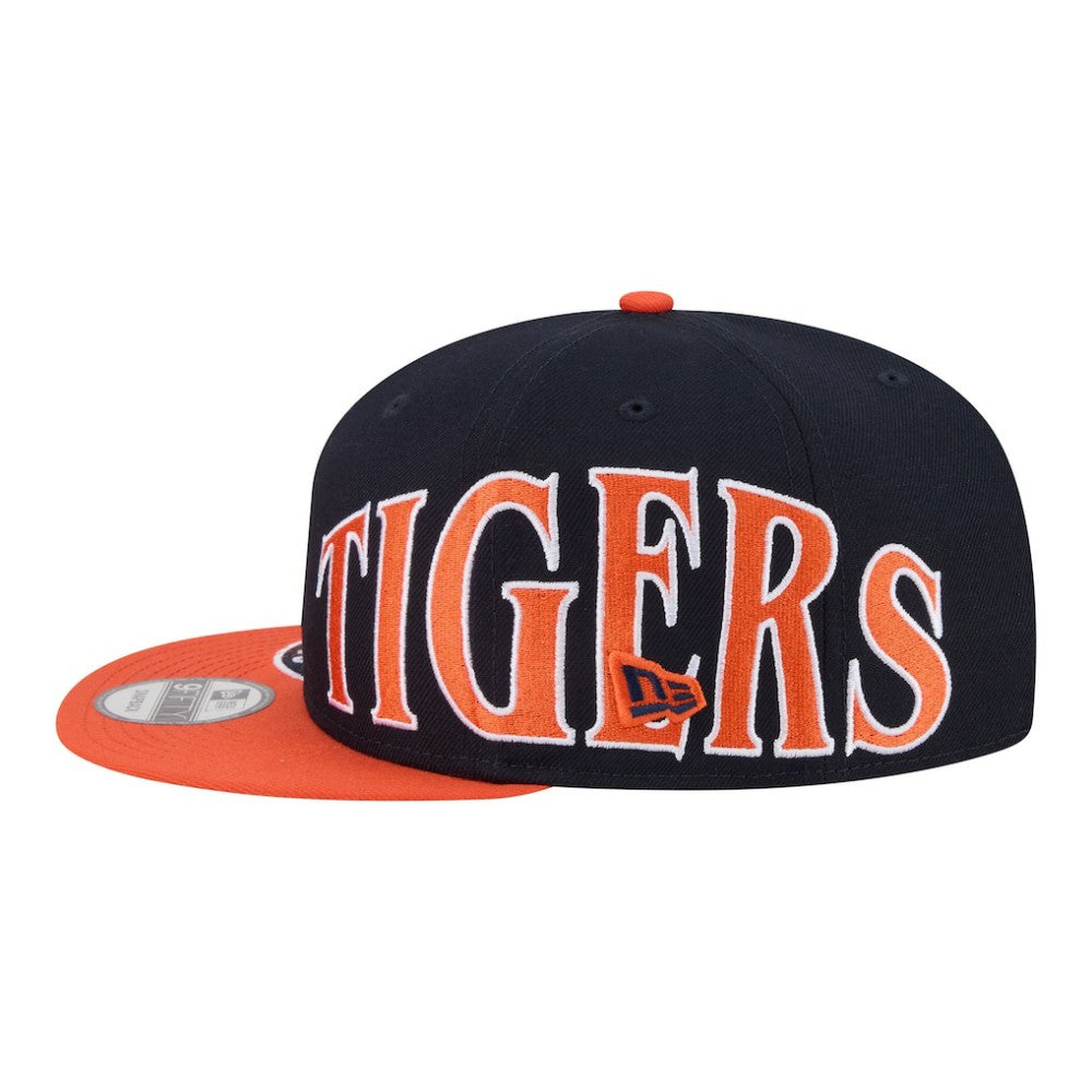 Detroit Tigers New Era Stretched Two-Tone 9FIFTY Adjustable Hat - Navy/Orange - New Era Discount
