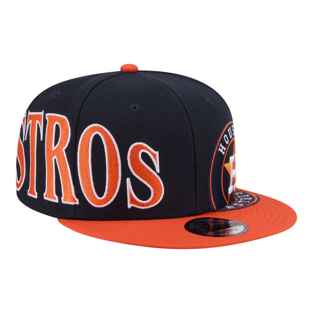 Houston Astros New Era Stretched Two-Tone 9FIFTY Adjustable Hat - Navy/Orange - New Era Discount
