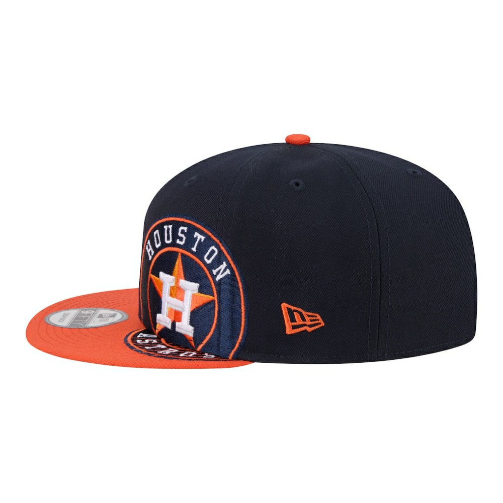 Houston Astros New Era Stretched Two-Tone 9FIFTY Adjustable Hat - Navy/Orange - New Era Discount
