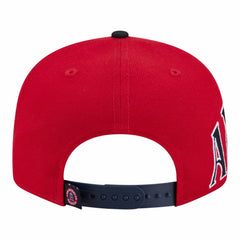 Los Angeles Angels New Era Stretched Two-Tone 9FIFTY Adjustable Hat - Red/Navy - New Era on Sale