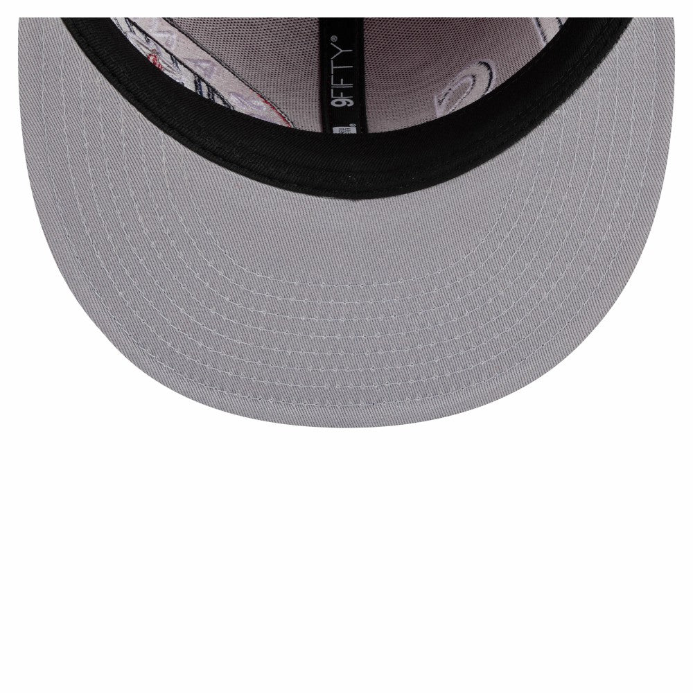 Los Angeles Angels New Era Stretched Two-Tone 9FIFTY Adjustable Hat - Red/Navy - New Era on Sale