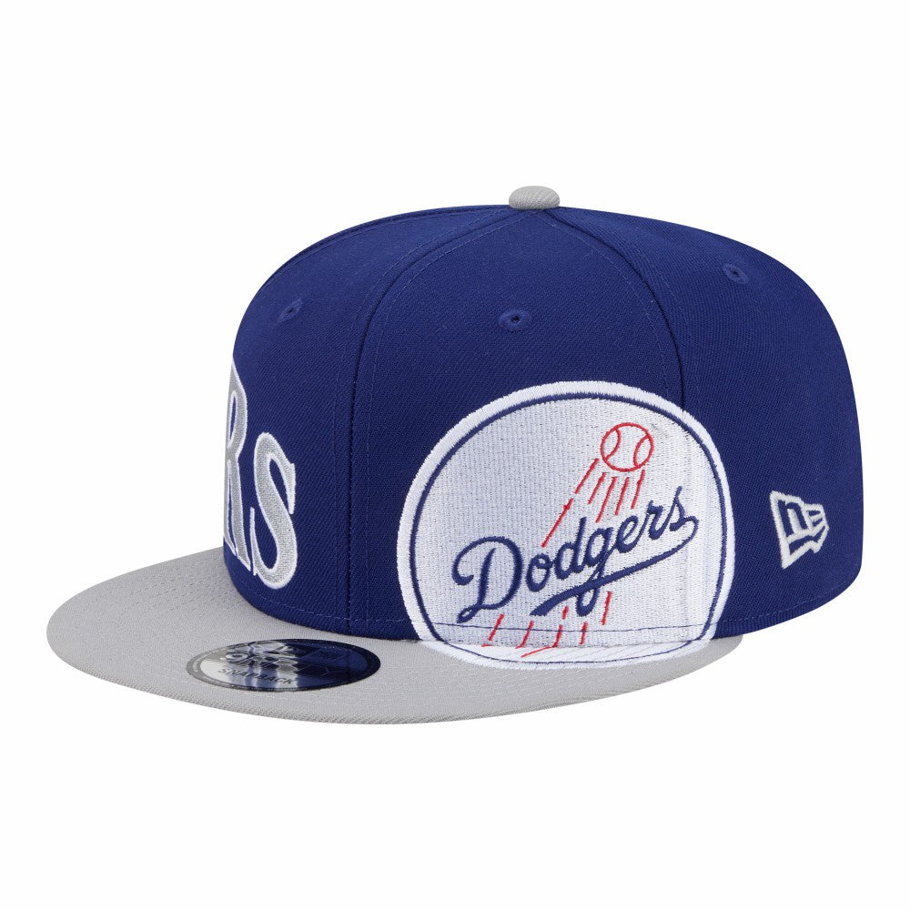 Los Angeles Dodgers New Era Stretched Two-Tone 9FIFTY Adjustable Hat - Royal/Gray - New Era Discount