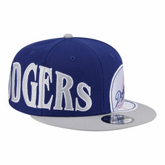 Los Angeles Dodgers New Era Stretched Two-Tone 9FIFTY Adjustable Hat - Royal/Gray - New Era Discount
